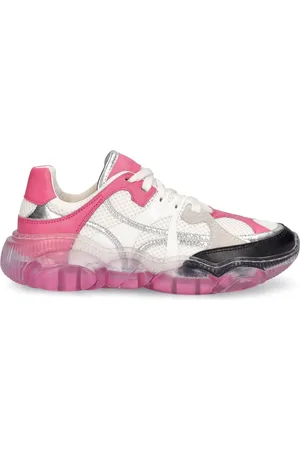 Moschino Sneakers De Malla Y Piel