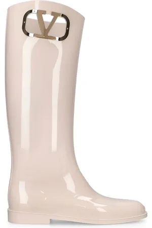 VALENTINO GARAVANI Botas Altas De Pvc Vlogo 20mm