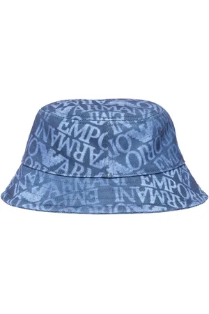 Emporio Armani Gorro Pescador De Nylon Con Logo