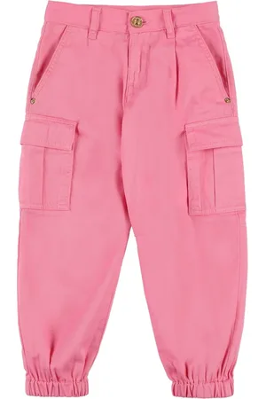 VERSACE Pantalones Cargo De Gabardina De Algodón