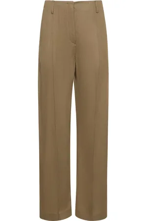 Acne Studios Pantalones Anchos De Seda