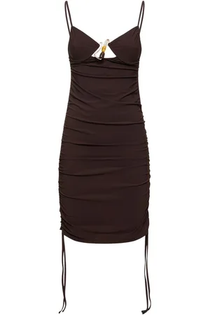 CHRISTOPHER ESBER Vestidocorto Fruncido Con Cordones