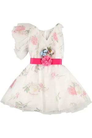 MONNALISA Vestido De Tul Con Cinturón