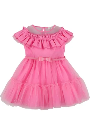MONNALISA Vestido De Tul Con Lazo