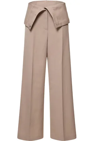 Acne Studios Pantalones Anchos De Lana