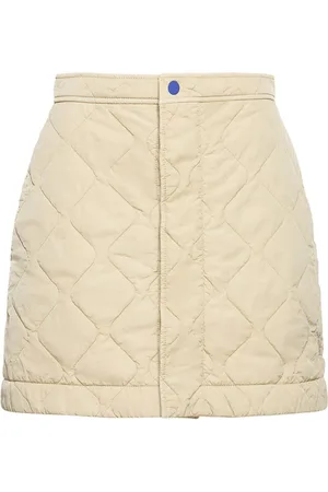 Burberry Minifalda Reversible Pespunteada