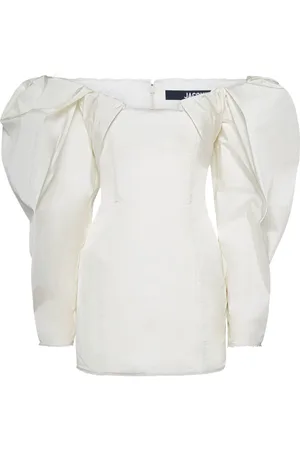 Jacquemus Vestido Corto De Crepe