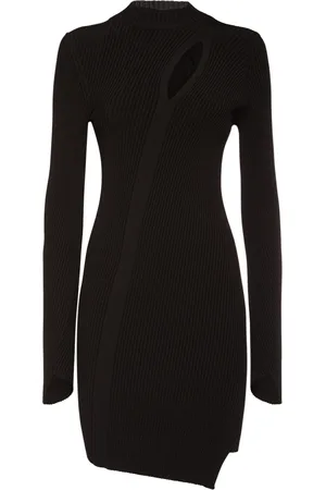 VERSACE Vestido Corto De Punto De Viscosa