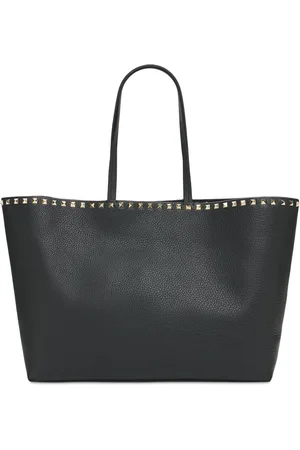 VALENTINO GARAVANI Bolso Tote Grande Rockstud De Piel