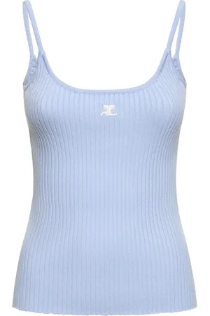 Courrèges Top De Punto Sin Mangas