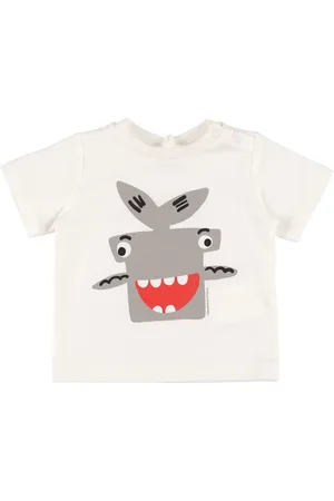 Stella McCartney Camiseta De Jersey De Algodón Orgánico Estampada