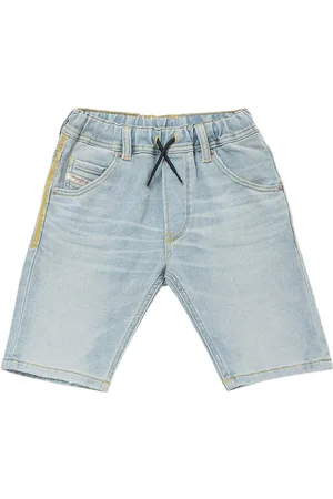 Diesel Shorts De Denim De Algodón Stretch