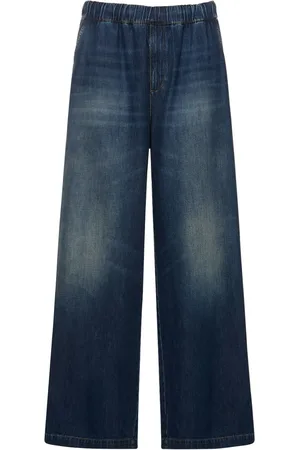 VALENTINO Jeans De Denim Con Cordón