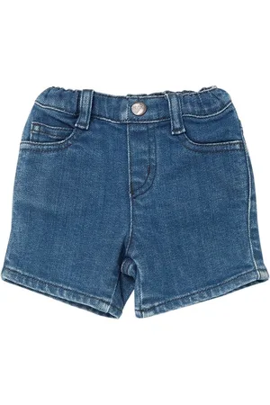 Emporio Armani Shorts Bermuda De Denim De Algodón