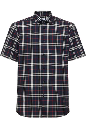 Camisa burberry hombre manga corta hot sale