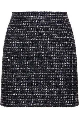 Alessandra Rich Minifalda De Tweed Con Lentejuelas
