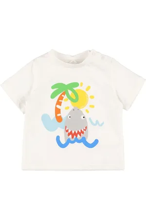 Stella McCartney Camiseta De Jersey De Algodón Orgánico Estampada