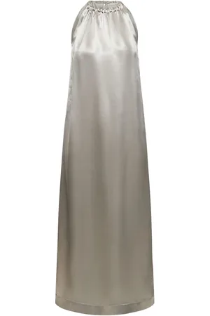 Loulou Studio Vestido Halter Largo De Seda