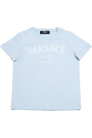 VERSACE Camiseta De Jersey De Algodón Estampada
