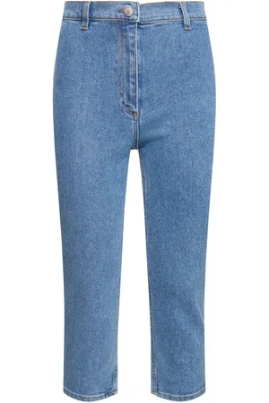 MAGDA BUTRYM Jeans Rectos De Denim De Algodón
