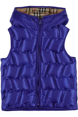 Burberry Chaleco De Plumas Reversible De Nylon