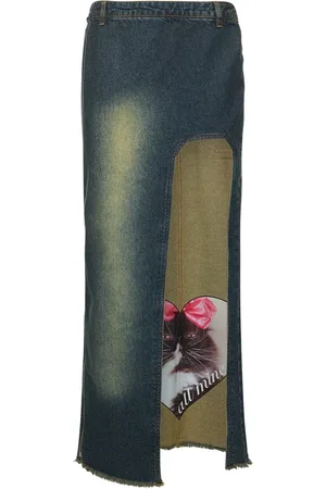 Cannari Concept Falda Maxi De Denim