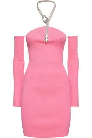 GIUSEPPE DI MORABITO Vestido Corto De Algodón Stretch