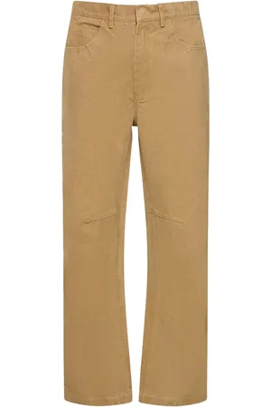 Entire Studios Pantalones Anchos De Algodón