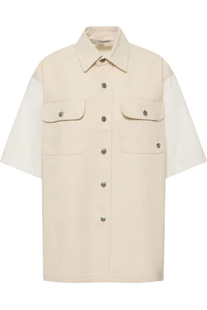 Stella McCartney Sobrecamisa De Denim Con Manga Corta