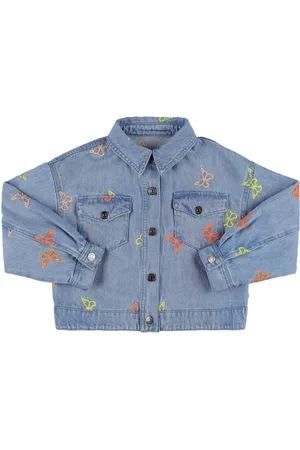 The New Society Chaqueta De Denim De Algodón Con Bordados