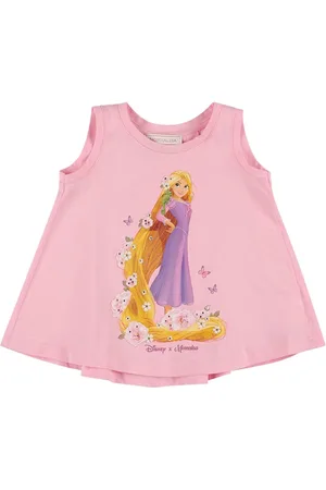 MONNALISA Top De Jersey De Algodón Estampado