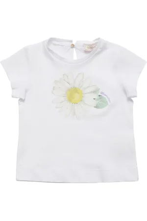 MONNALISA Camiseta De Jersey De Algodón Estampada