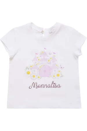 MONNALISA Camiseta De Jersey De Algodón Estampada