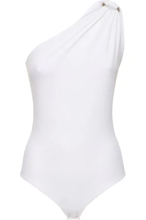 Michael Kors Body De Jersey Con Un Hombro Descubierto