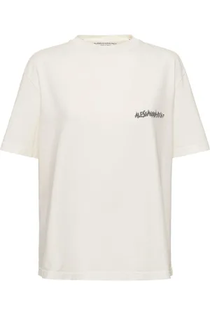 Alessandra Rich Camiseta De Jersey Estampado