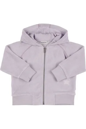 Burberry Sudadera De Algodón Con Cremallera