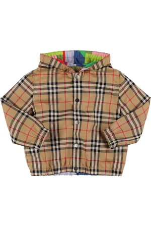 Burberry Rompevientos De Algodón Con Estampado
