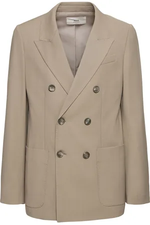 Ami Blazer Cruzado De Lana Con Botones