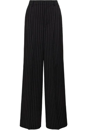 Ami Pantalones De Lana Con Cintura Alta