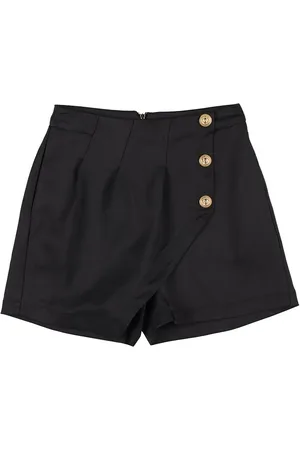 Balmain Shorts De Gabardina De Algodón