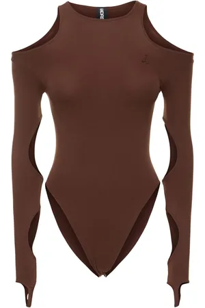 ANDREADAMO Body De Jersey Con Aberturas