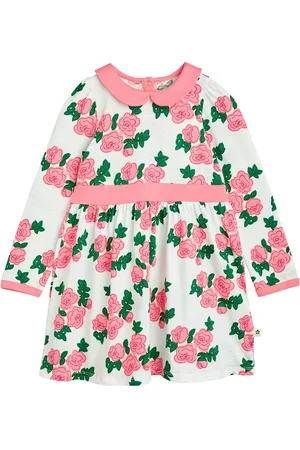 Mini Rodini Vestido De Algodón Orgánico Estampado