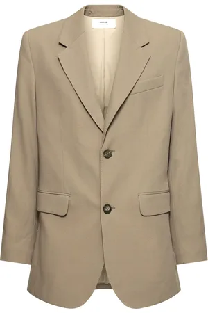 Ami Blazer De Sarga De Mezcla De Lana