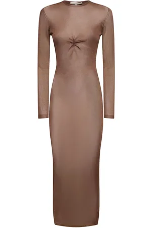 FLEUR DU MAL Vestido Midi De Punto De Viscosa