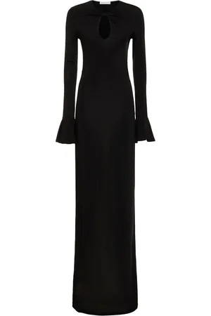 Nina Ricci Vestido Largo De Jersey Con Aberturas