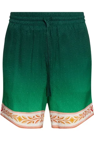 Casablanca Shorts De Seda Estampados