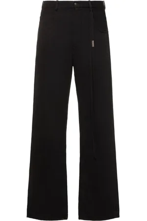 ANN DEMEULEMEESTER Pantalones De Algodón