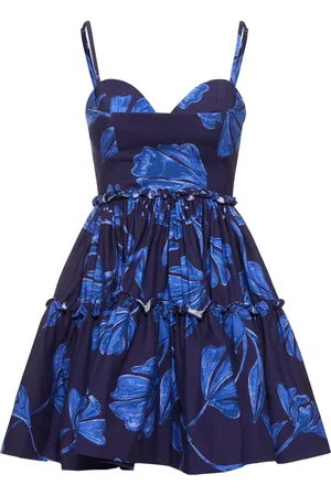 PATBO Vestido Corto De Algodón Estampado