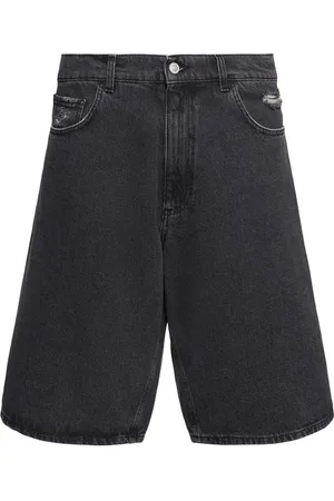 1017 ALYX 9SM Shorts De Denim Con Hebilla