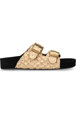 Isabel Marant Zapatos Planos De Rafia 25mm